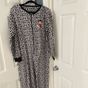 Betty Boop Leopard Onesie